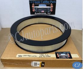 NEW WIX 1959-1960 CADILLAC DEVILLE ELDORADO FLEETWOOD 4 BARRELL (BBL) AIR CLEANER FILTER #42092